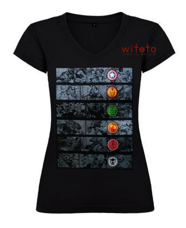 CAMISETA DAMA AVENGERS